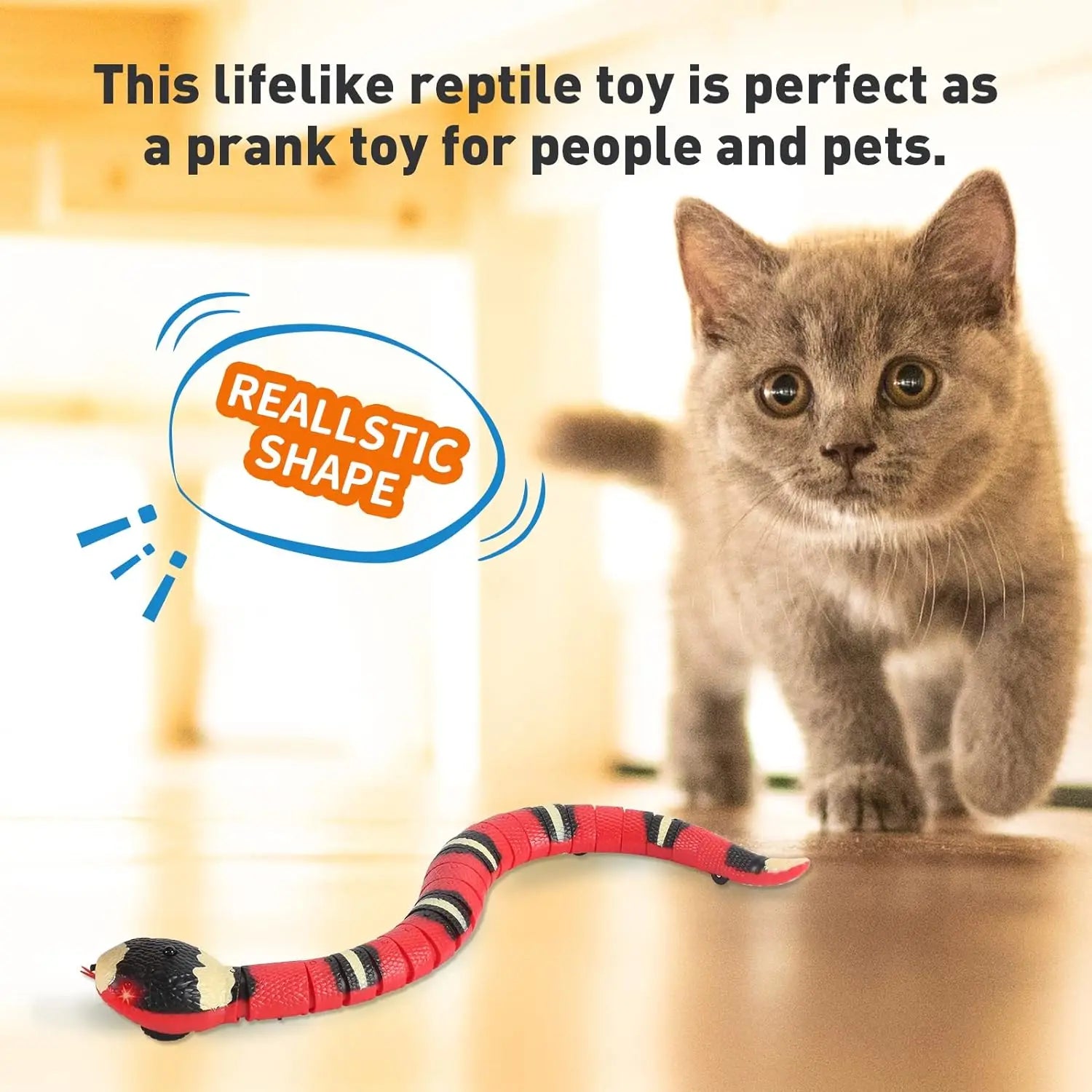 Smart Sensing Interactive Cat Toy with USB Rechargeable Feature - Smarsty