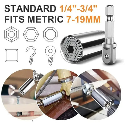 Universal Socket Wrench Set for Easy Home Repairs - Smarsty