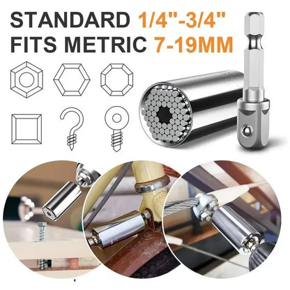 Universal Socket Wrench Set for Easy Home Repairs - Smarsty