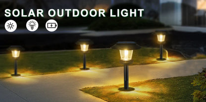 Solar Pathway Lights LED Waterproof for Garden Walkway - Smarsty