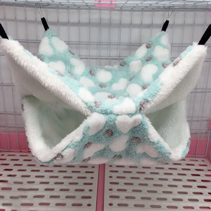 Cozy Fleece Hamster Hideout Bed for Small Pets - Smarsty
