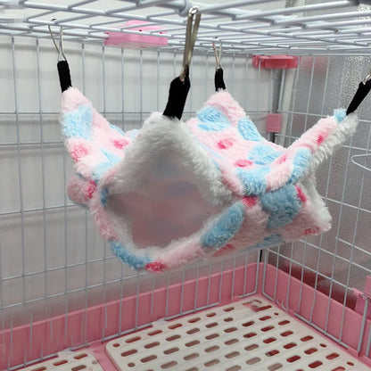 Cozy Fleece Hamster Hideout Bed for Small Pets - Smarsty
