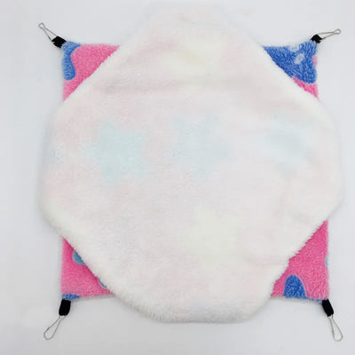 Cozy Fleece Hamster Hideout Bed for Small Pets - Smarsty