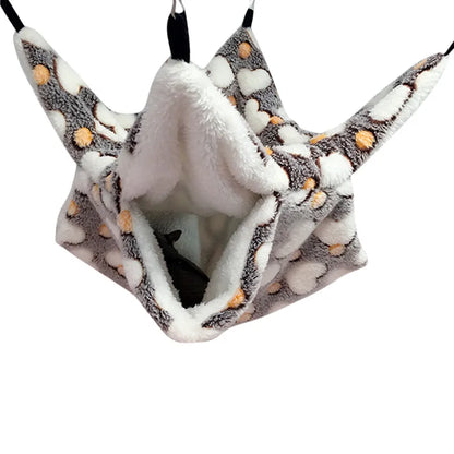 Cozy Fleece Hamster Hideout Bed for Small Pets - Smarsty