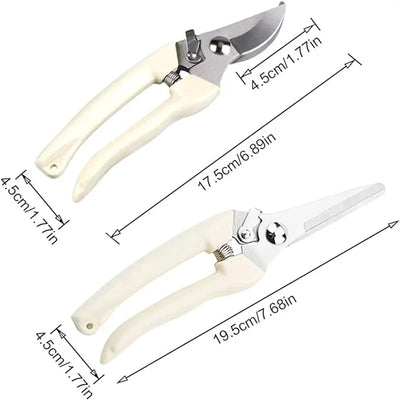 Stainless Steel Pruning Scissors for Effortless Cutting - Smarsty