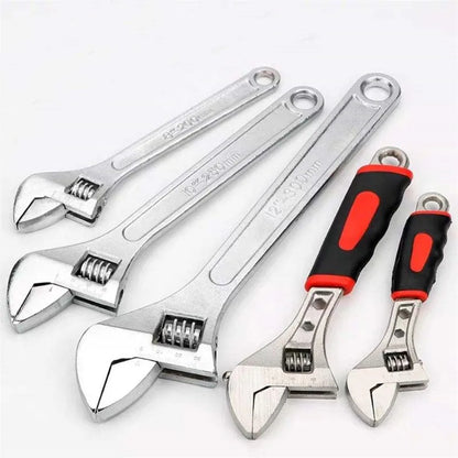 Heavy-Duty Adjustable Wrench for Automotive and Bathroom Repairs - Smarsty