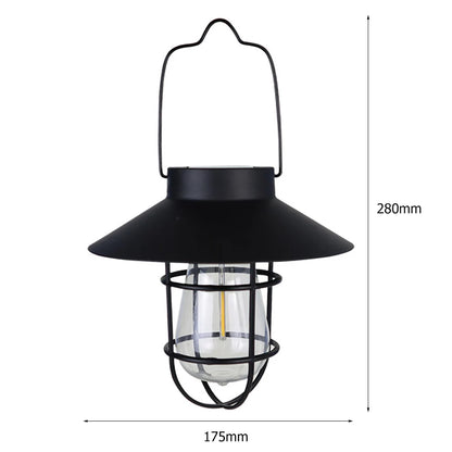 Vintage Solar Lantern Lamp for Outdoor Garden Lighting - Smarsty