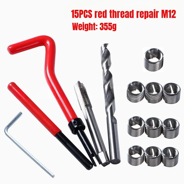 ZEXEF Thread Repair Kit for M5 to M12 Sizes - Smarsty