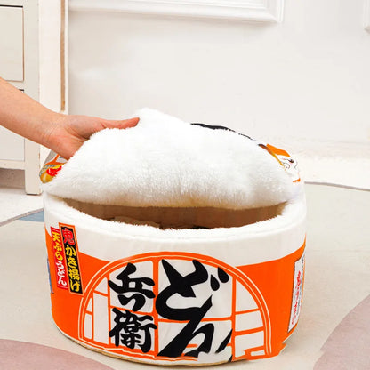 Cozy Instant Noodle Pet Bed for Dogs and Cats - Smarsty