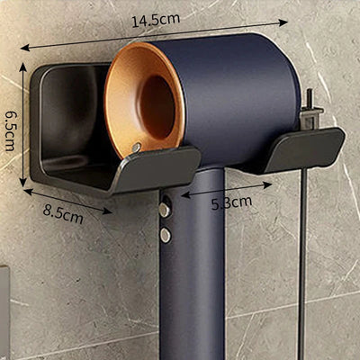 Wall Mounted Hair Dryer Holder Organizer for Bathroom - Smarsty