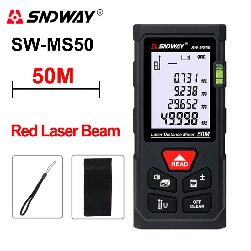 SNDWAY Laser Distance Meter with High Precision Measurement - Smarsty