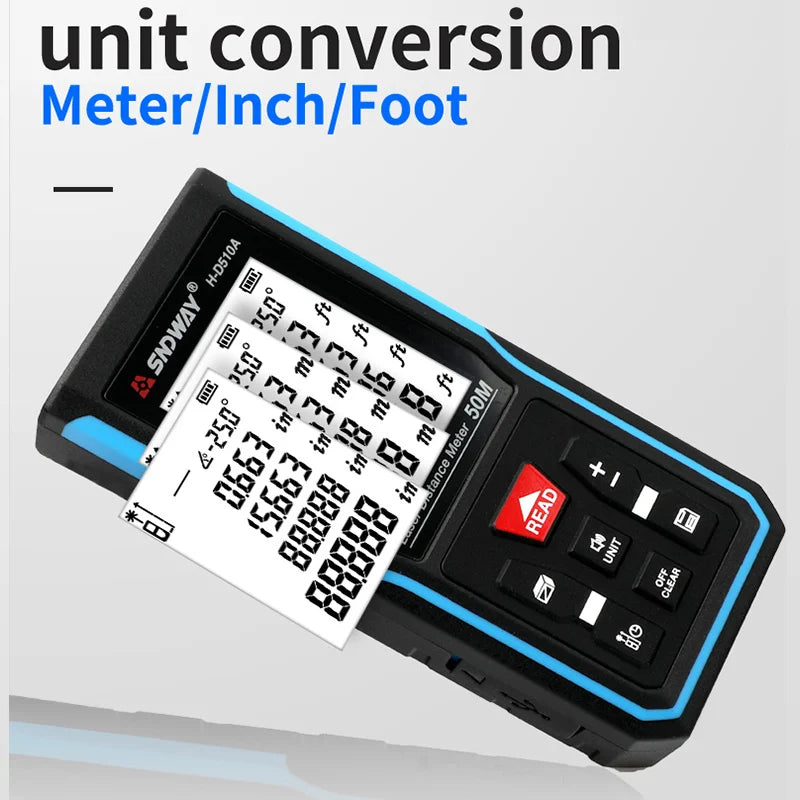 SNDWAY Laser Distance Meter with High Precision Measurement - Smarsty