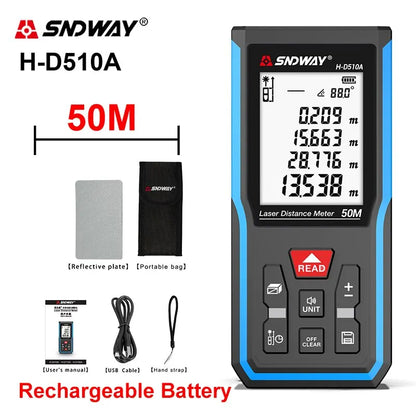 SNDWAY Laser Distance Meter with High Precision Measurement - Smarsty