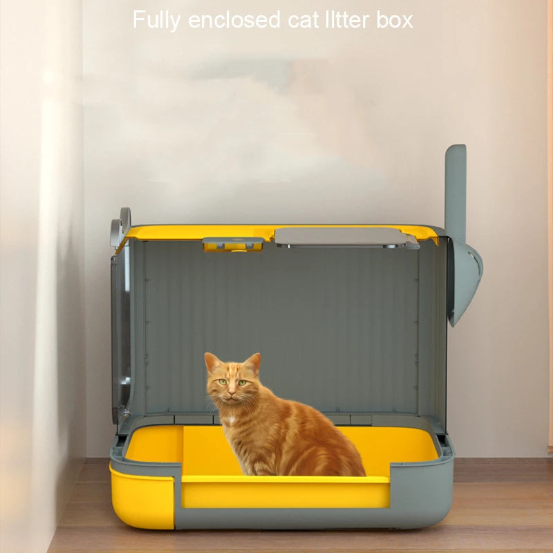 Pet UV Cat Litter Box With Disinfecting Feature - Smarsty