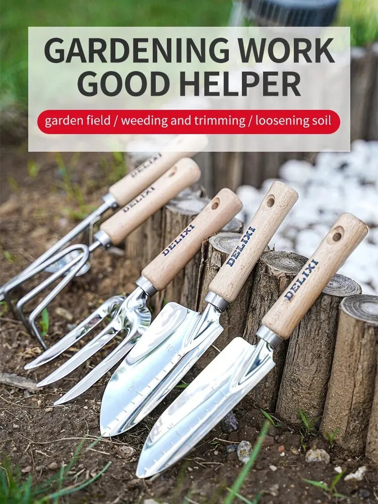 Garden Shovel Rake Spade Set for Easy Planting - Smarsty