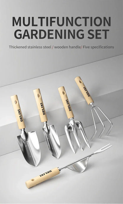 Garden Shovel Rake Spade Set for Easy Planting - Smarsty