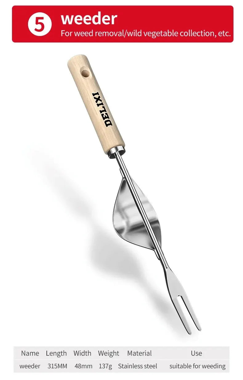Garden Shovel Rake Spade Set for Easy Planting - Smarsty