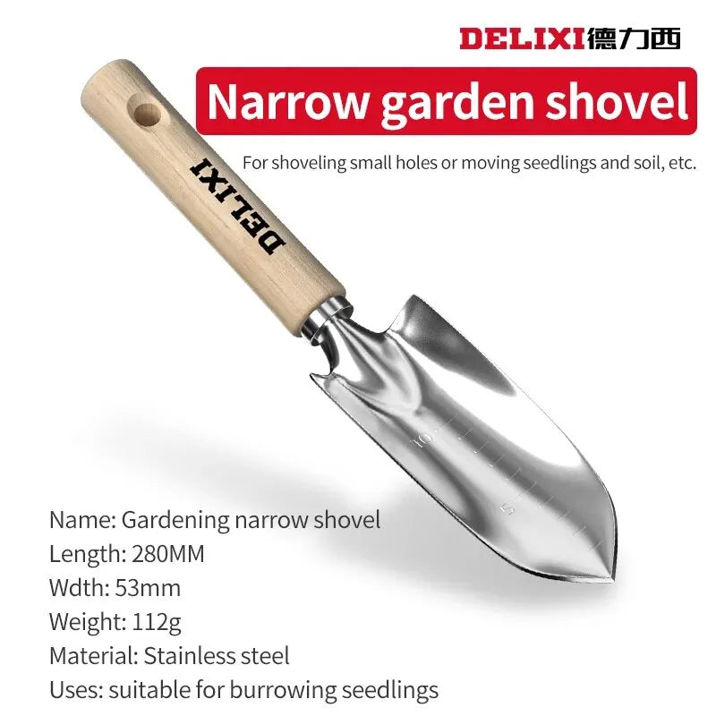 Garden Shovel Rake Spade Set for Easy Planting - Smarsty