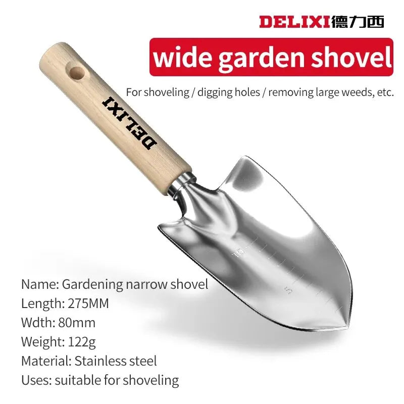 Garden Shovel Rake Spade Set for Easy Planting - Smarsty