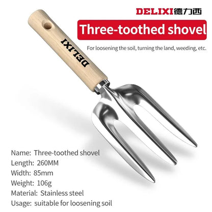 Garden Shovel Rake Spade Set for Easy Planting - Smarsty