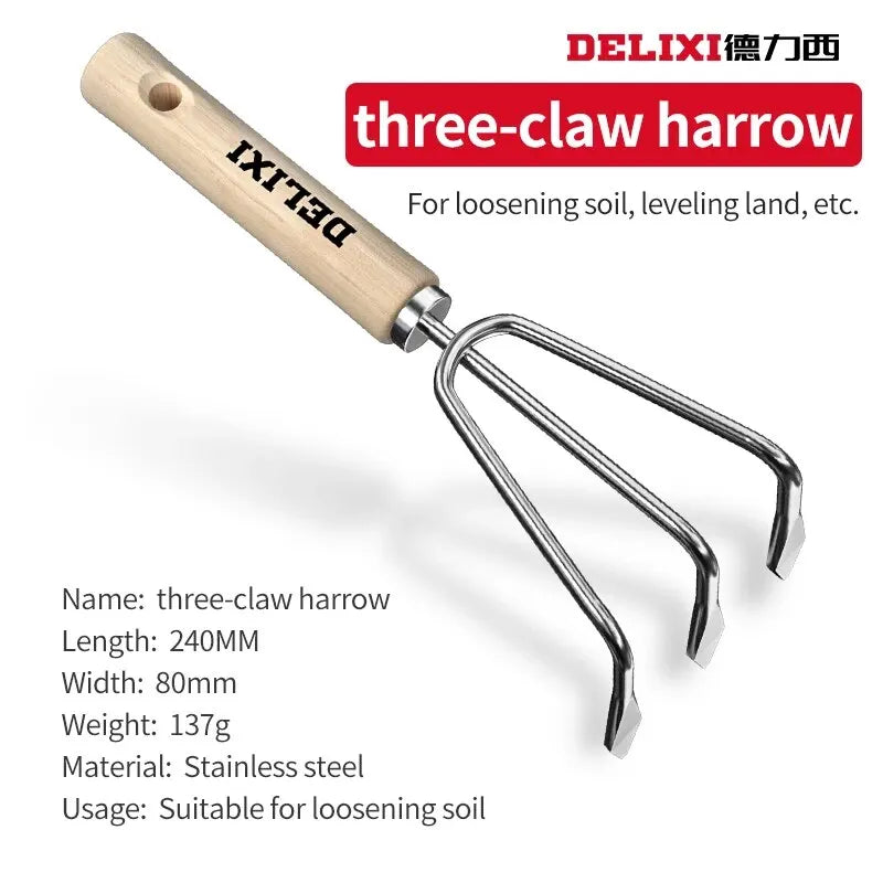 Garden Shovel Rake Spade Set for Easy Planting - Smarsty