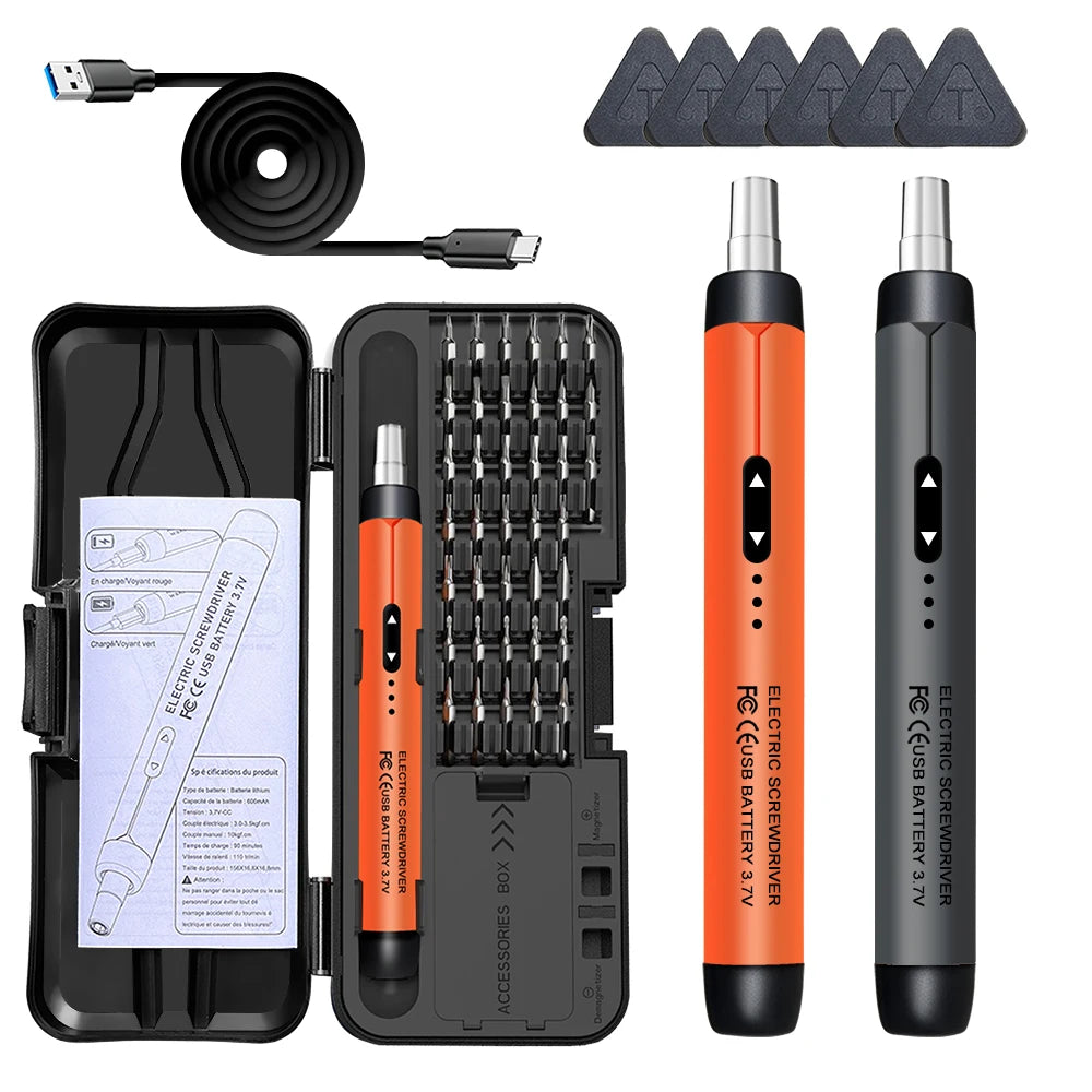 Rechargeable Electric Screwdriver Set for Mobile Repair - Smarsty