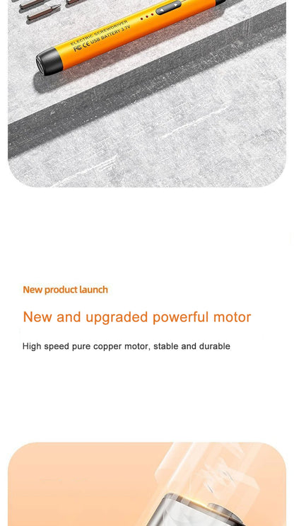 Rechargeable Electric Screwdriver Set for Mobile Repair - Smarsty
