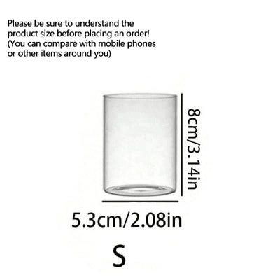 Clear Cylinder Glass Candle Holder for Weddings - Smarsty