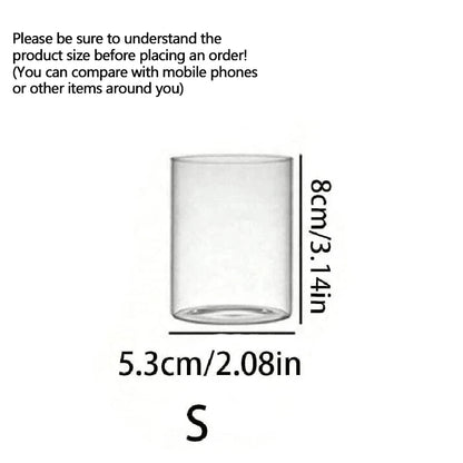 Clear Cylinder Glass Candle Holder for Elegant Weddings - Smarsty