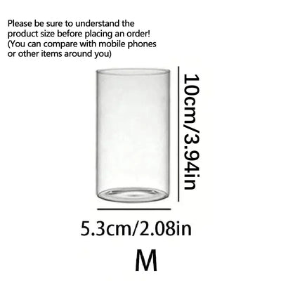 Clear Cylinder Glass Candle Holder for Elegant Weddings - Smarsty