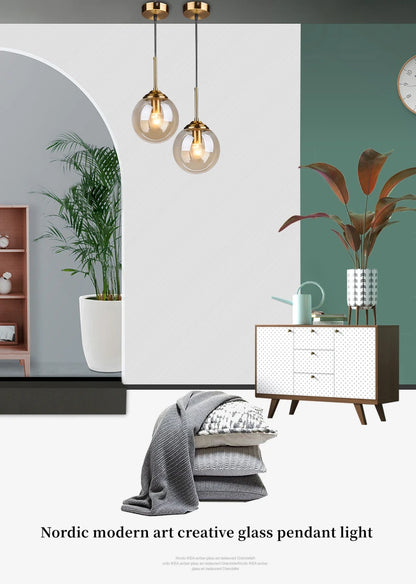 Modern Luxury LED Glass Pendant Lamp for Stylish Spaces - Smarsty