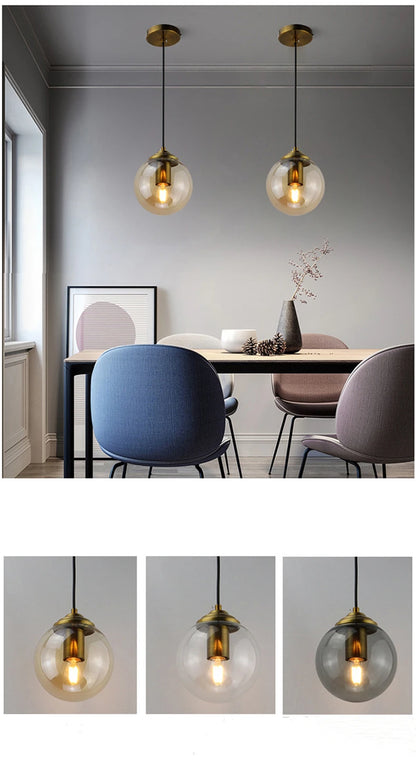 Modern Luxury LED Glass Pendant Lamp for Stylish Spaces - Smarsty