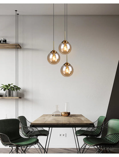 Modern Luxury LED Glass Pendant Lamp for Stylish Spaces - Smarsty