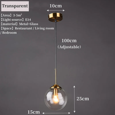 Modern Luxury LED Glass Pendant Lamp for Stylish Spaces - Smarsty