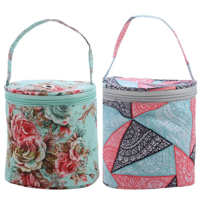 Cylindrical Yarn Storage Bag for Knitting and Crochet - Smarsty