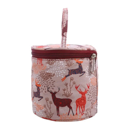 Cylindrical Yarn Storage Bag for Knitting and Crochet - Smarsty