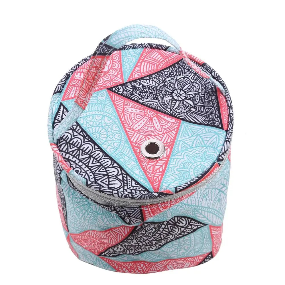 Cylindrical Yarn Storage Bag for Knitting and Crochet - Smarsty