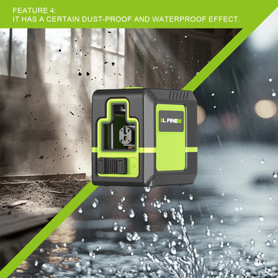 Lfine Green Laser Level with 360 Degree Self-Leveling - Smarsty