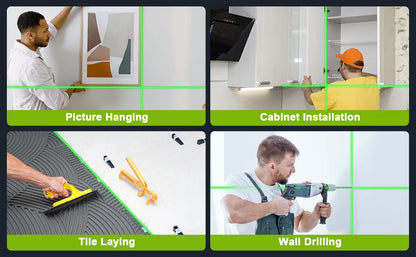 Lfine Green Laser Level with 360 Degree Self-Leveling - Smarsty