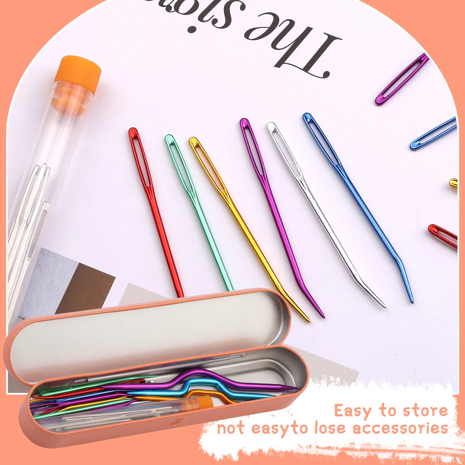 IMZAY Professional Crochet Knitting Set with Yarn Needles - Smarsty