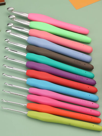 Colorful Knitting Needles Set with Sewing Clips and Scissors - Smarsty