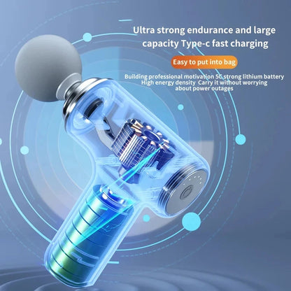 Portable Electric Massage Gun with Interchangeable Heads - Smarsty