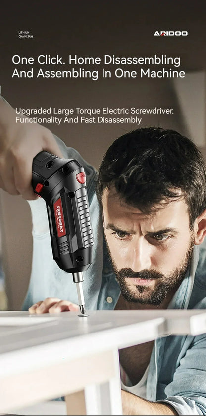 Rechargeable Cordless Screwdriver with 6Nm Torque - Smarsty