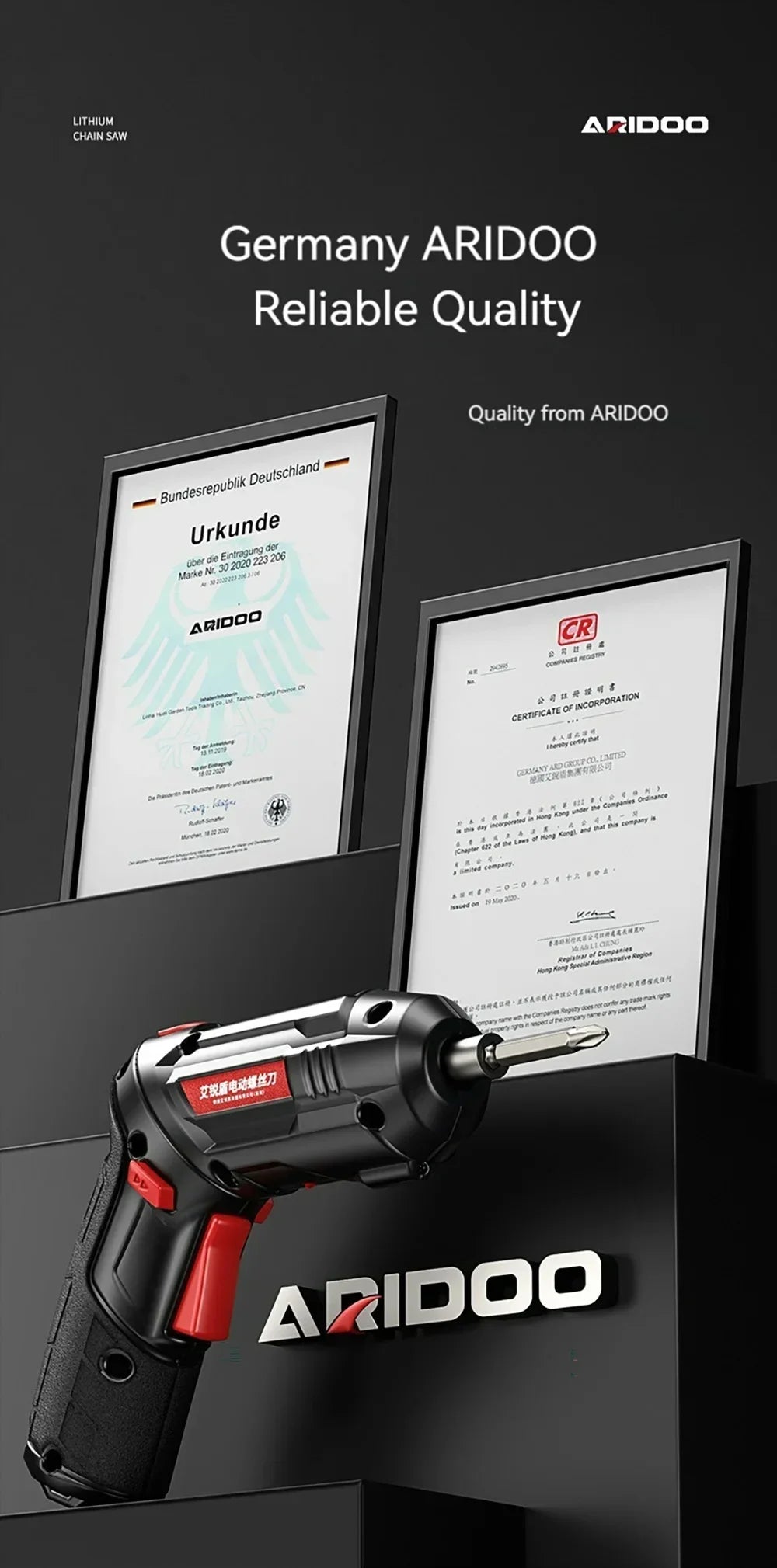 Rechargeable Cordless Screwdriver with 6Nm Torque - Smarsty