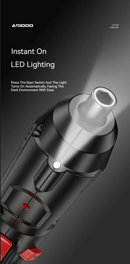 Rechargeable Cordless Screwdriver with 6Nm Torque - Smarsty