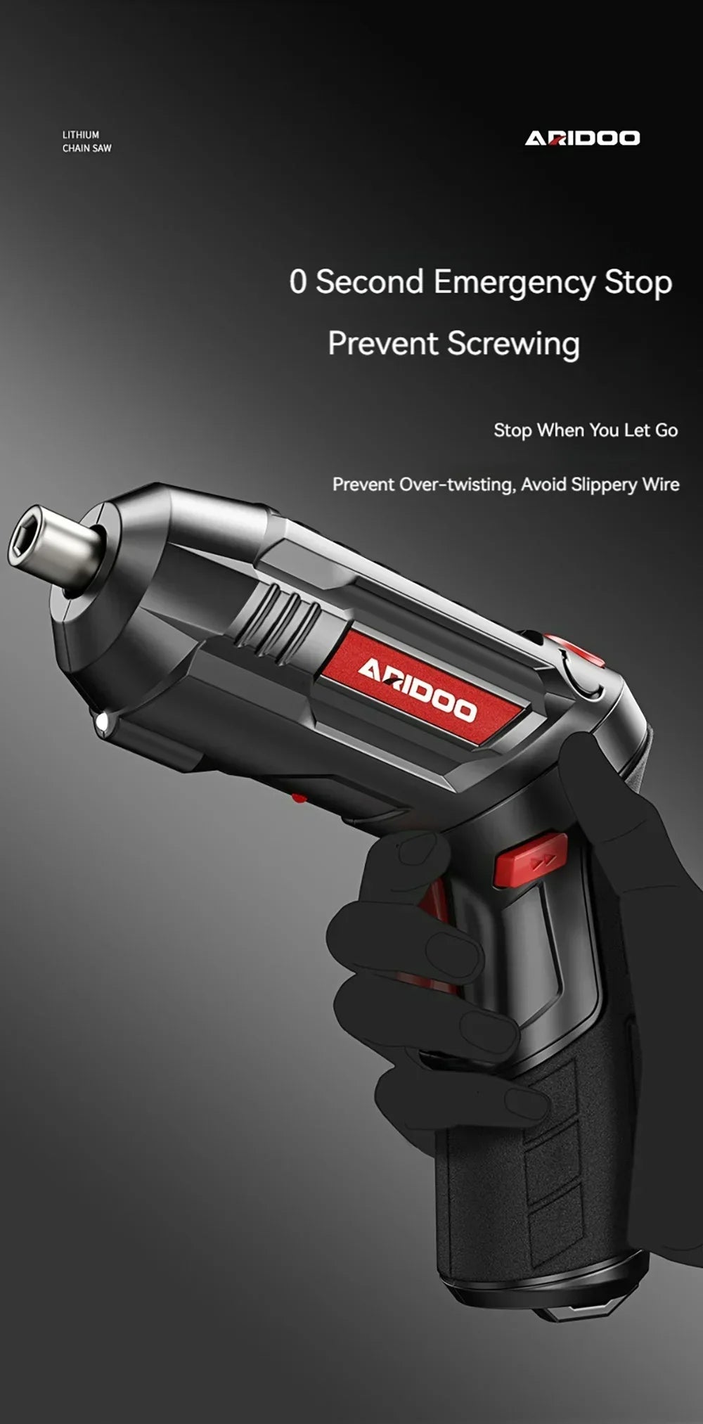 Rechargeable Cordless Screwdriver with 6Nm Torque - Smarsty