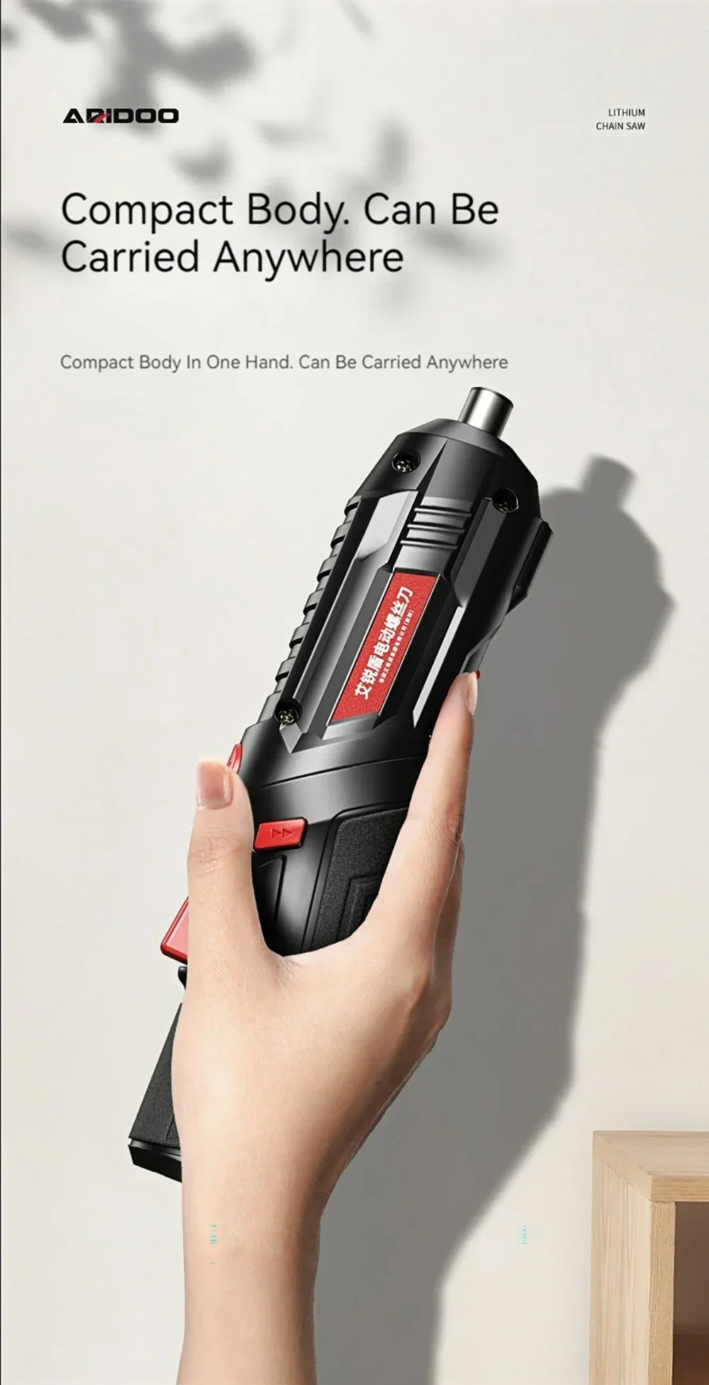 Rechargeable Cordless Screwdriver with 6Nm Torque - Smarsty
