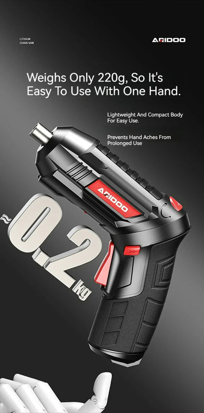 Rechargeable Cordless Screwdriver with 6Nm Torque - Smarsty