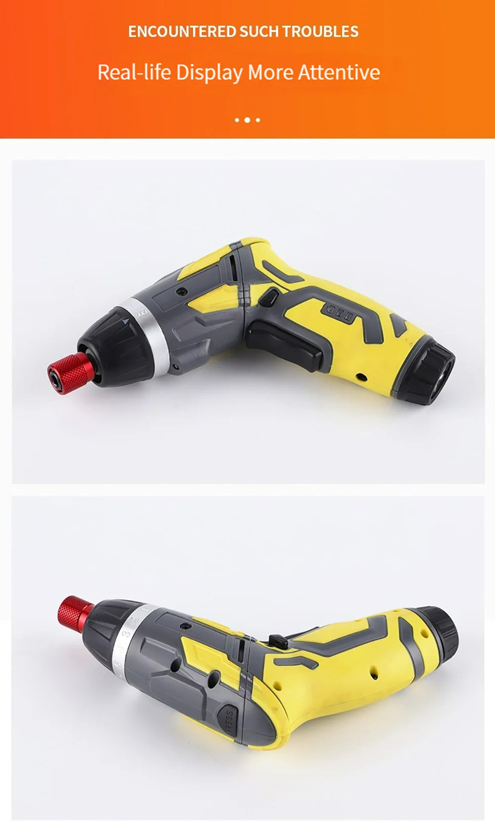 Rechargeable Cordless Screwdriver with 6Nm Torque - Smarsty