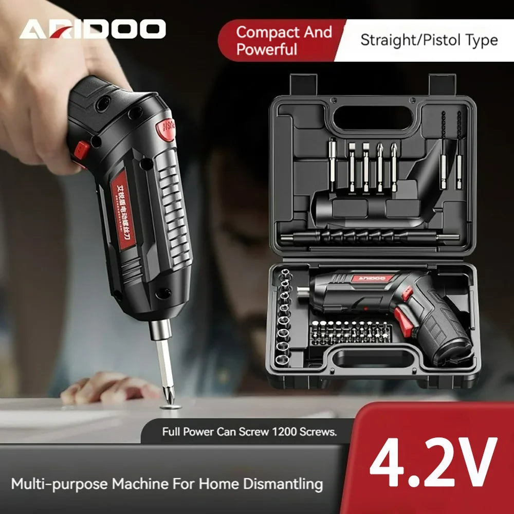 Small Powerful Rechargeable Battery Screwdriver Set - Smarsty